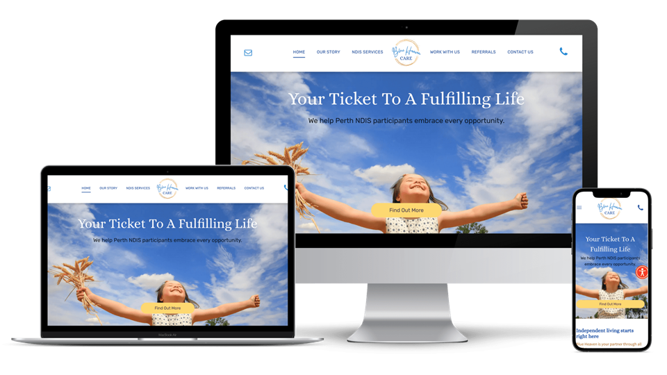 Affordable websites for NDIS providers and aged care providers including writing your content